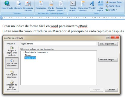 indice facil con word para kdp